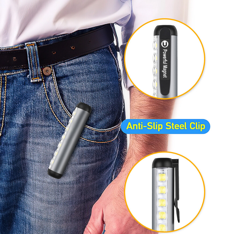 YESPERY Đèn Lồng Siêu Sáng Đèn Pin LED Mini Đèn Làm Việc Có Thể Sạc Qua USB Chống Nước Đèn Pin Đèn Cắm Trại Ngoài Trời Di Động