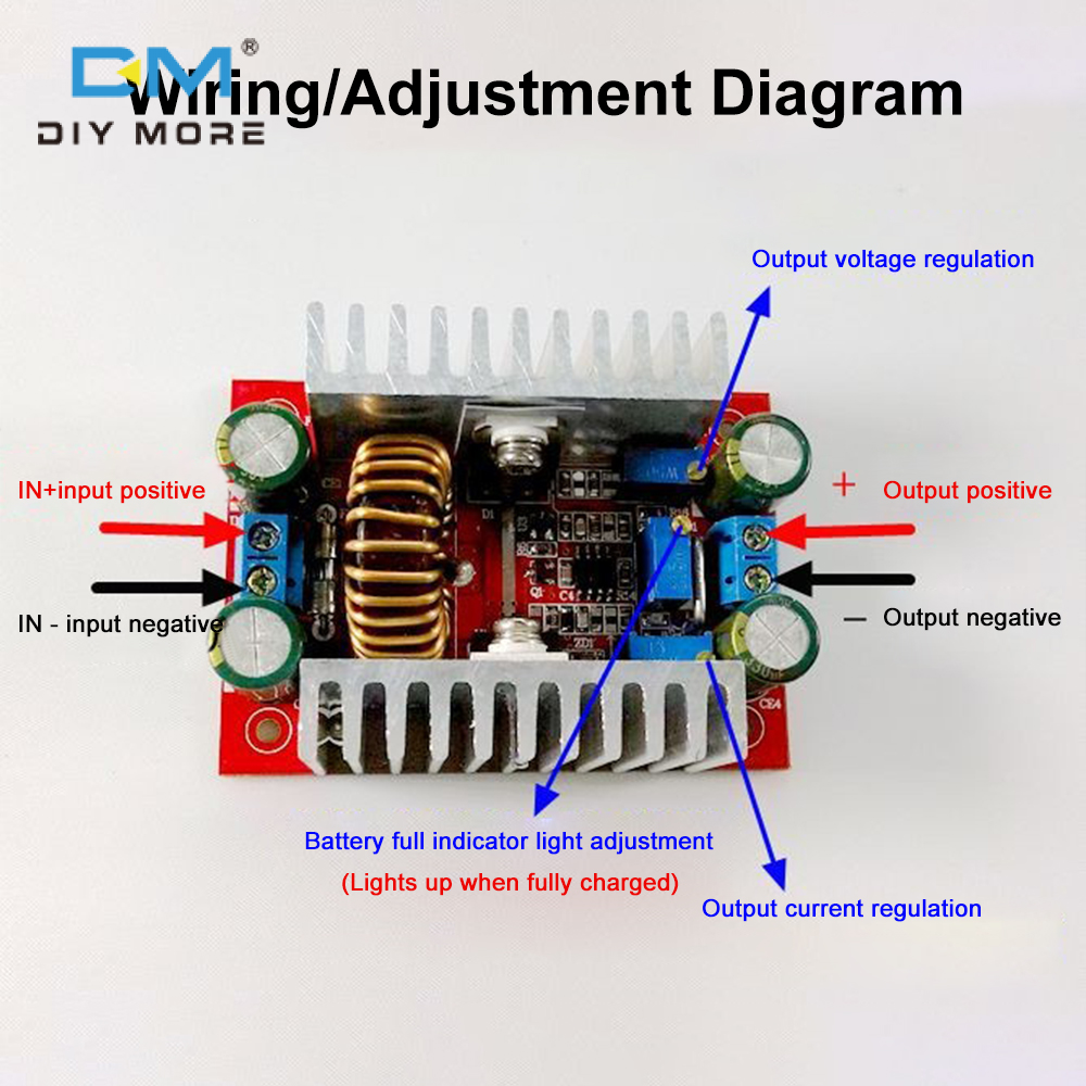 diymore DC-DC 10A High Power Step-down Constant Voltage Constant Current Power Module 150W