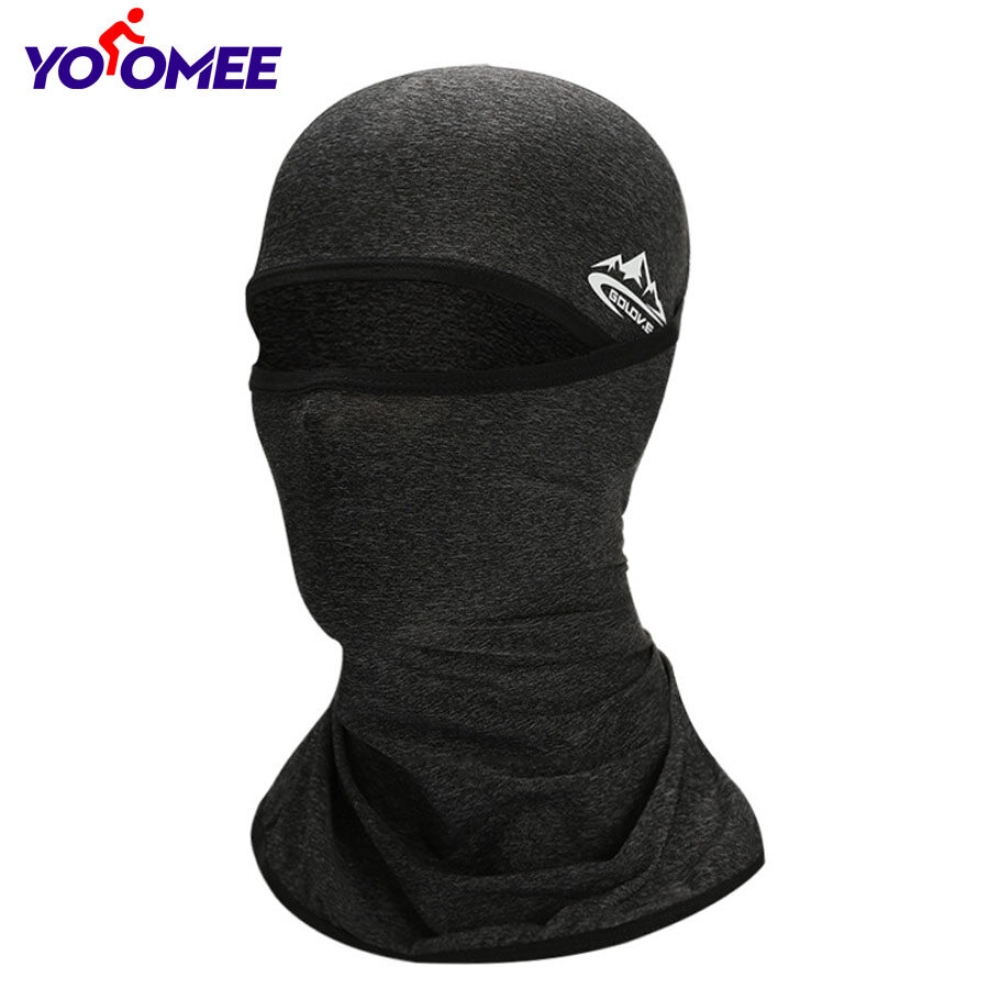 Yoomee 1Pcs Ice Silk Hood Riding Sunscreen Mask Full Face Summer Outdoor Bicycle Fishing Men and Women Equipment Outdoor Balaclava mask