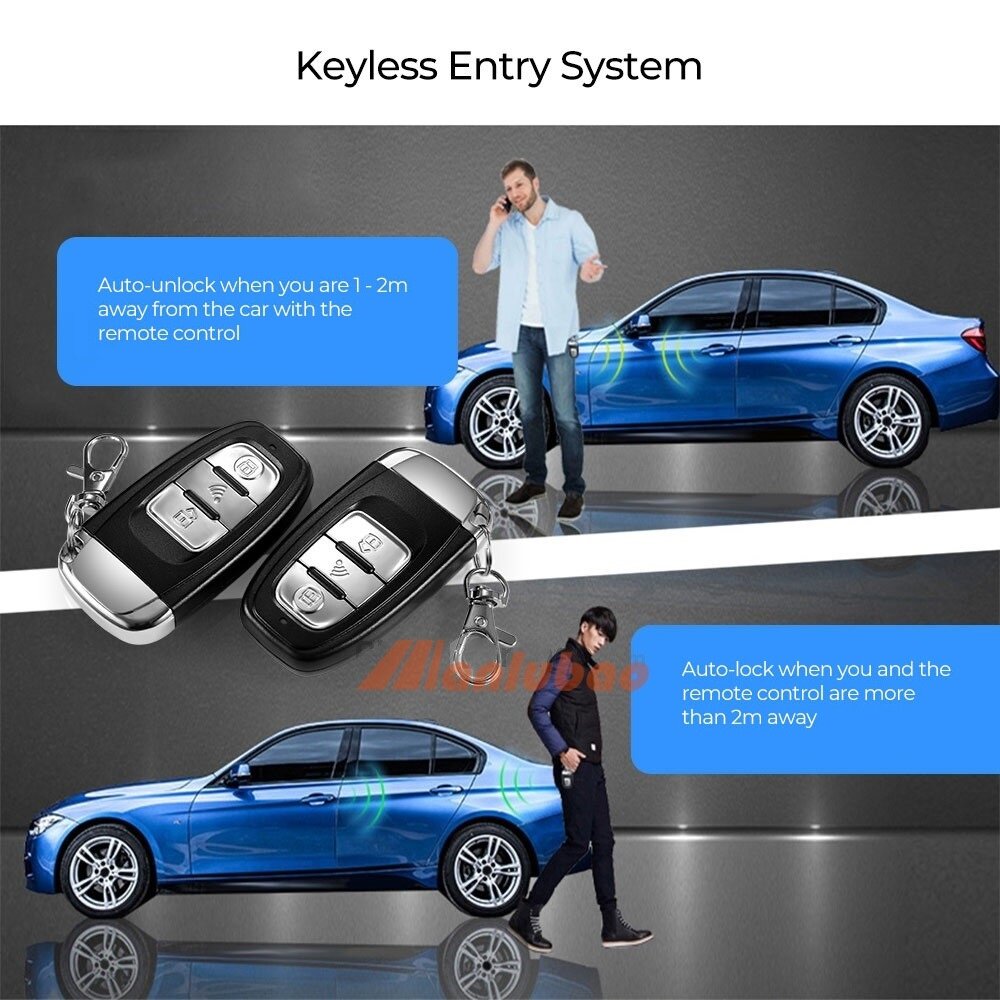 Manlubao SQ8807 Smart Carl alarm remote push start system keyless entry