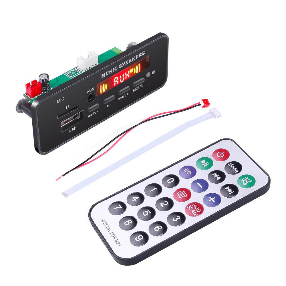 Mô-đun Bảng Giải Mã Bluetooth 5.0 Không Dây Máy Nghe Nhạc MP3 Thẻ TF USB 5-12V Đài FM AUX Ghi Âm Cuộc Gọi Rảnh Tay Với Điều Khiển Từ Xa