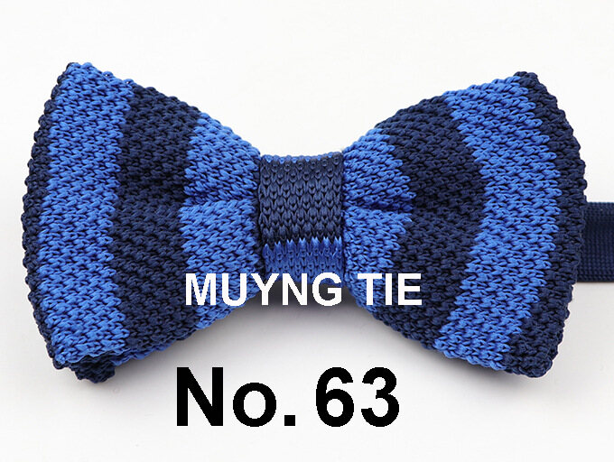 New Korean Style Knitted Bow Tie Men's Wool Bow Tie Banquet Bridegroom Wedding Bow Tie and Tie Bow