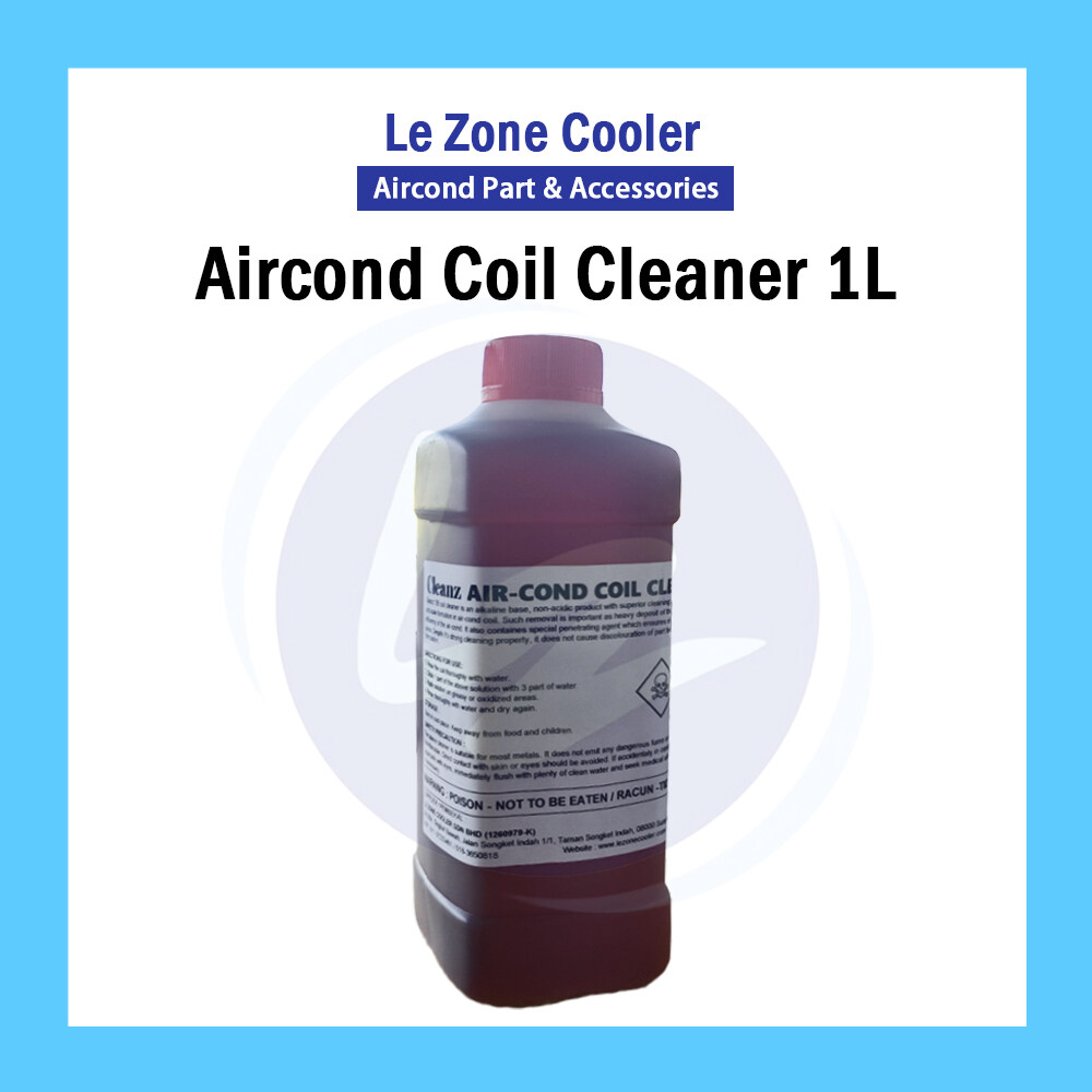Aircond Coil Cleaner Aircond Chemical Cleaner 1l Lazada