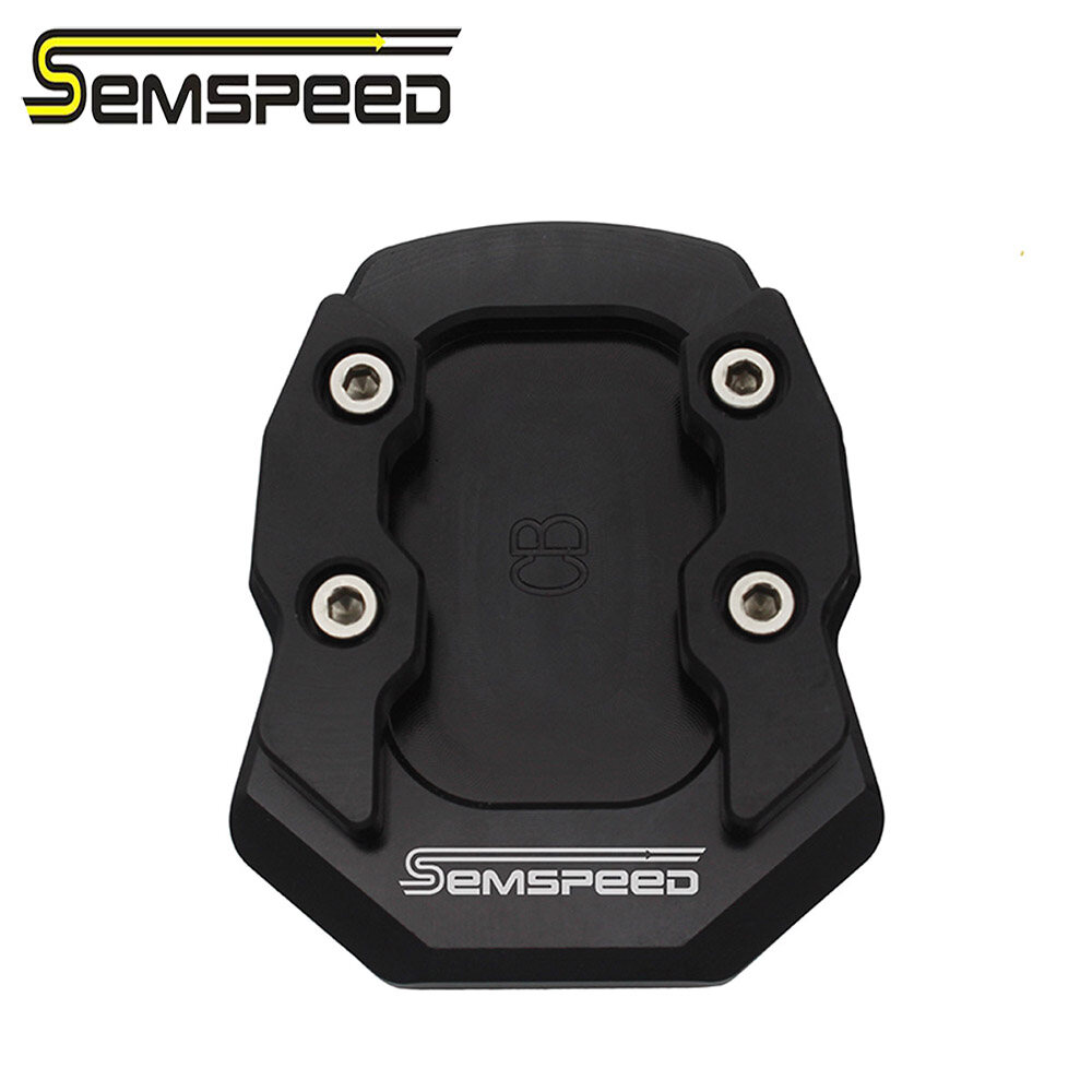 SEMSPEED For Honda CB150R CB300R CBR300R CB300F CBR500R CBR650R CB650F CB650R Motorcycle Side Foot Kick Stand Enlarge Kickstand Extension Pad