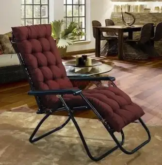 Cushion Winter Thickened Fold Rattan Chair Recliner Mat Plush Pad