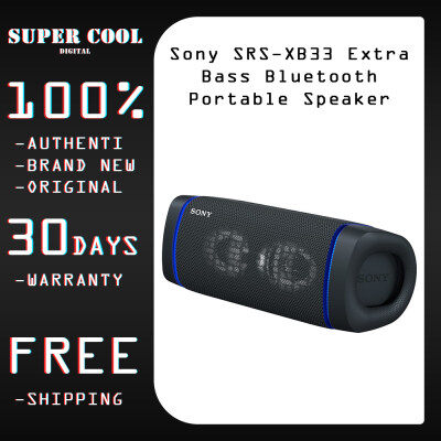 ดูภาพ Sony SRS-XB33เบสพิเศษบลูทูธไร้สายแบบพกพาลำโพง (รับประกัน) เพิ่มเติม Sony SRS-XB33เบสพิเศษบลูทูธไร้สายแบบพกพาลำโพง (รับประกัน)