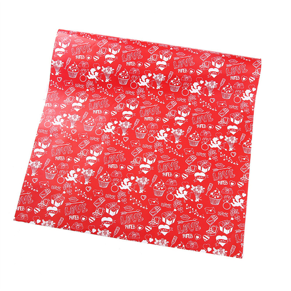 50*70cm 50*70cm Valentine's Day Gift Wrapping Paper Thicker Kraft Flower Box