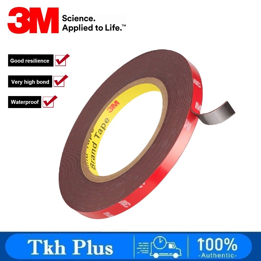 3M Dubbelsidig Tejp 8mm, Till Aluprofiler, 5 Meter Rulle