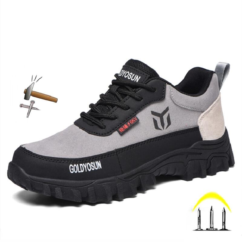 mens steel toe slip on shoes