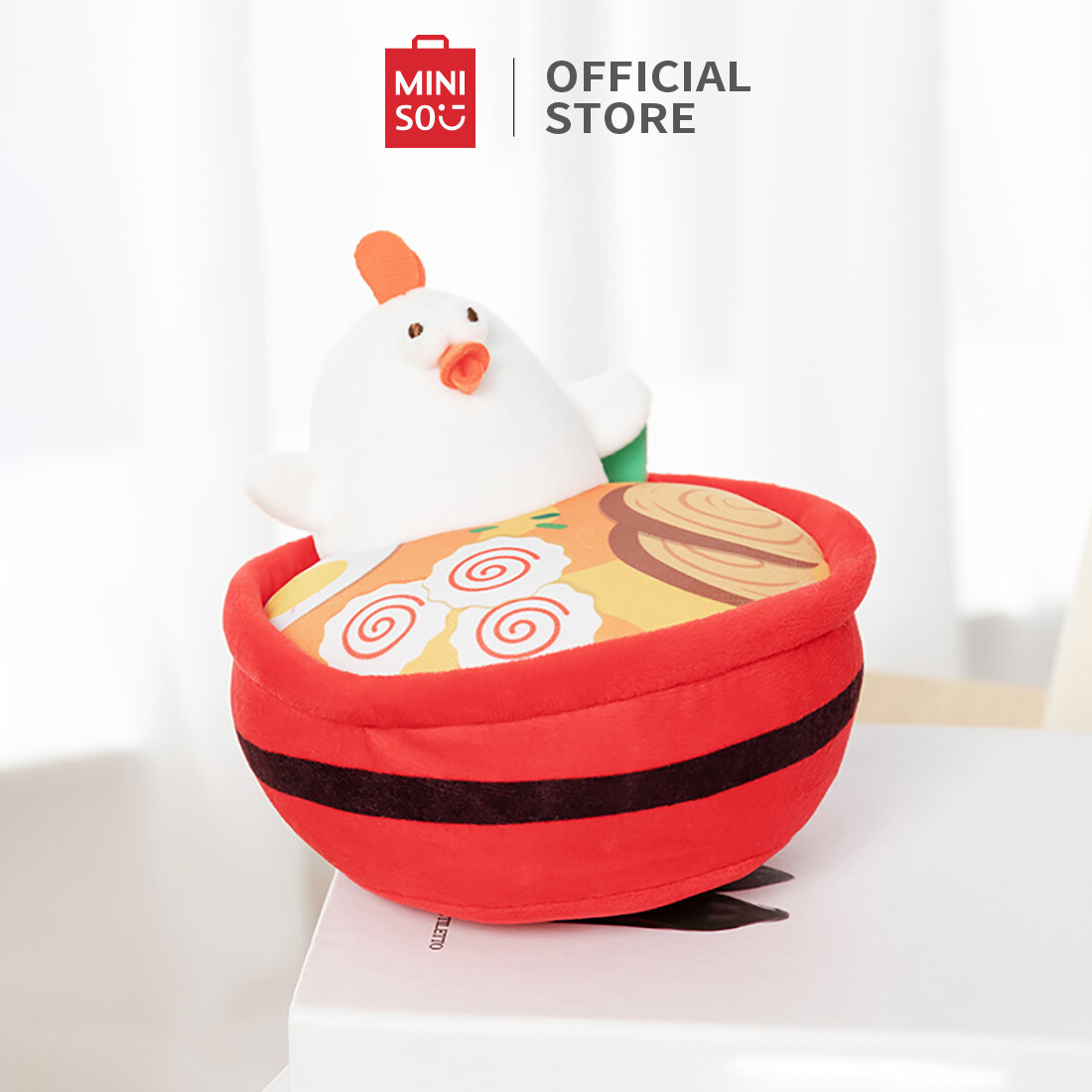 MINISO Chicken Noodle Soup Plush Toy Fun Doll Cute Doll Children’s Cartoon Doll