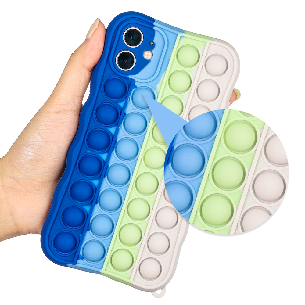 Rovtop Ốp Lưng Điện Thoại Silicon Cho IPhone11 IPhone11 Pro MAX IPhone12 IPhone12 Pro Max IPhoneX/XS IPhone7P/8P IPhone7/8 Ốp Lưng Giảm Căng Thẳng Đẩy Nó Bong Bóng