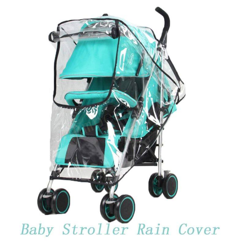 1* Hot Fashion Waterproof Umbrella Stroller Rain Cover Pram Raincoat Pushchair Wind Shield Baby Accessories Singapore