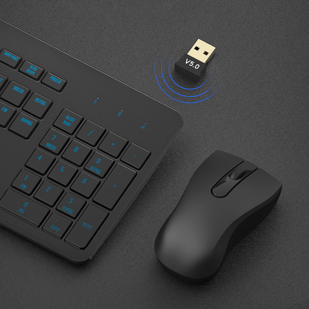 Bluetooth 5.0 Music Adapter Computer Wireless Audio Transmitter Receiver USB 2.0 Fast Speed Dongle