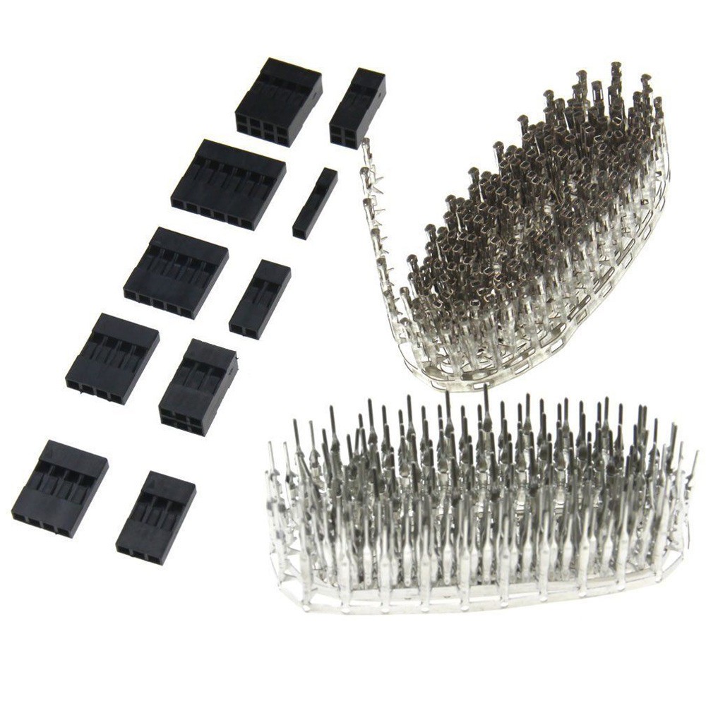 620Pcs Wire Jumper Pin Header Connector Kit Dupont Housing M/F Crimp ...