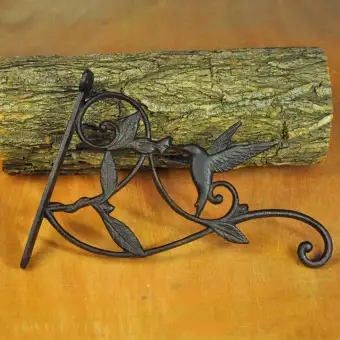 Wrought Iron Basket Bracket Hook Bracket Lantern Flower Pot Plant