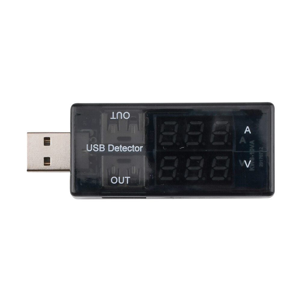 【100% Original】Diymore USB Voltage Charge Current Detector Battery Tester Voltmeter Ammeter USB Car Motorcycle Volt Amp Detector Tester USB Tester with LED Display