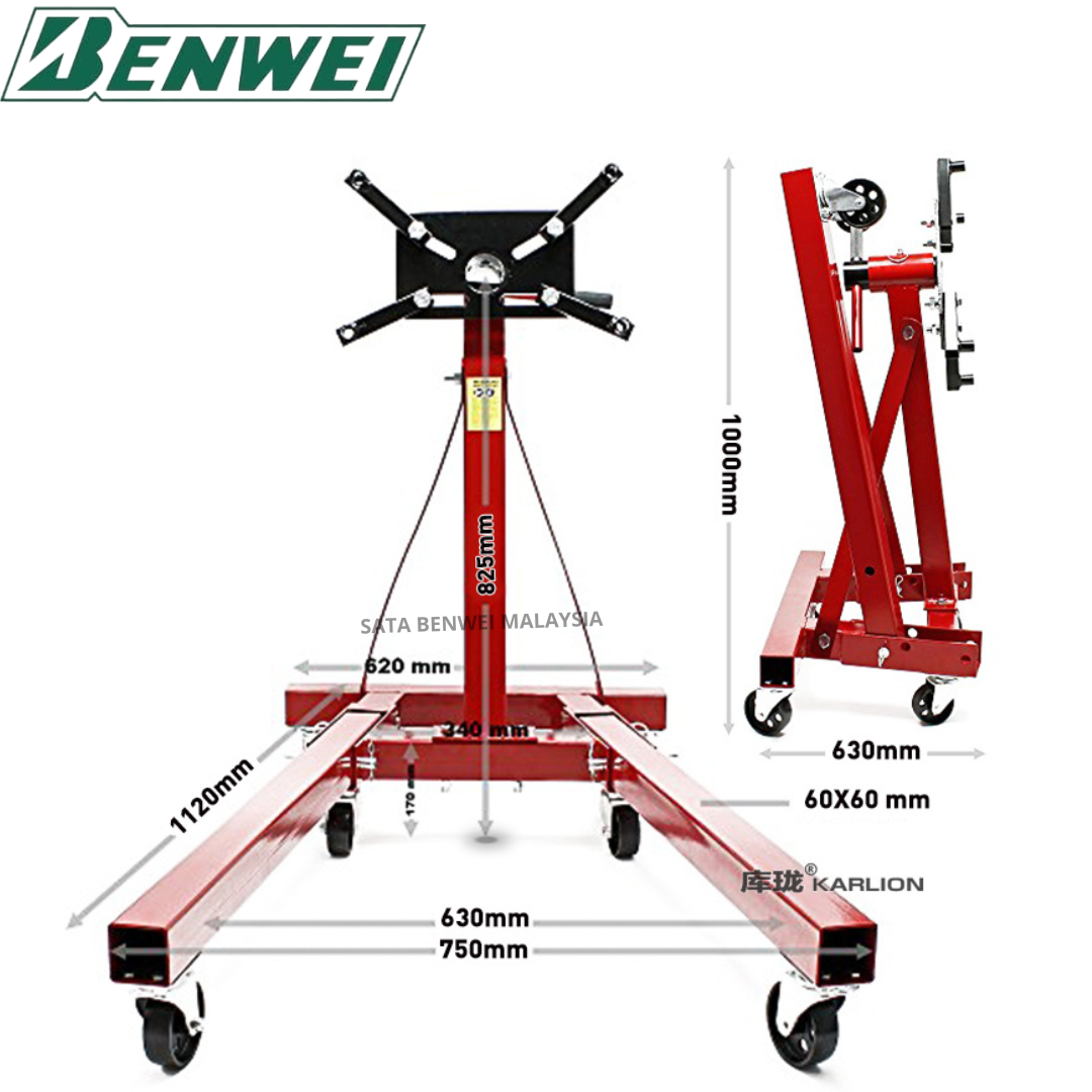 2000lbs Engine Stand 900kg Engine Stand Stand For Overhaul Engine