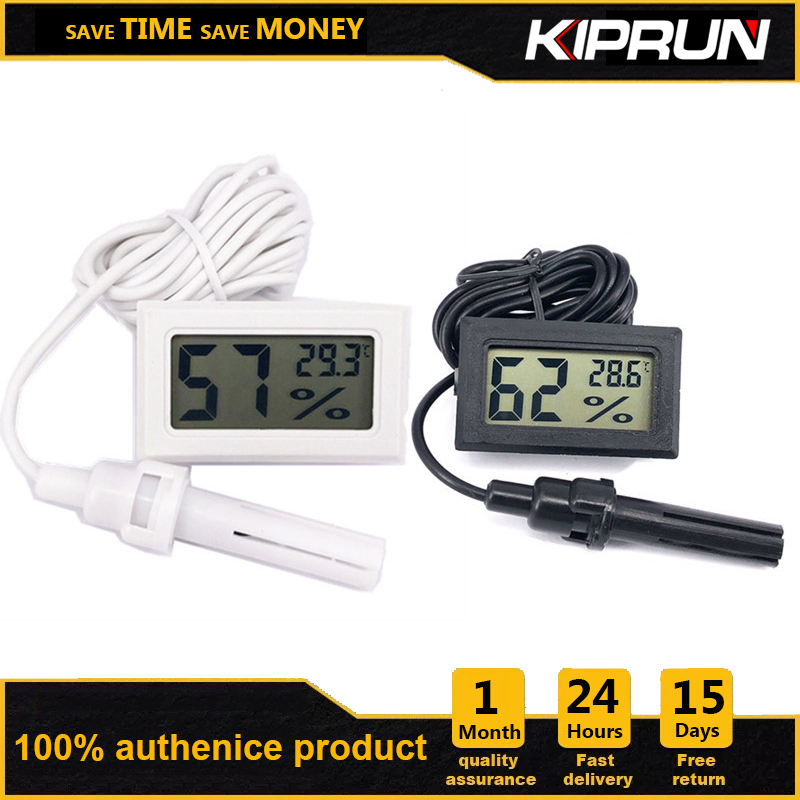 [Hàng Có Sẵn] KIPRUN Máy Đo Độ Ẩm Cảm Biến Nhiệt Kế LCD Kỹ Thuật Số Tiện Lợi Mini Máy Phát Hiện Độ Ẩm Màn Hình Theo Dõi Bể Cá Tủ Lạnh