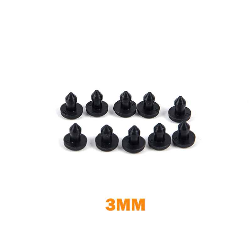 10pcs Silicone Rubber Snap-on Hole Plug 2.5-14mm Blanking End Caps Seal Stopper