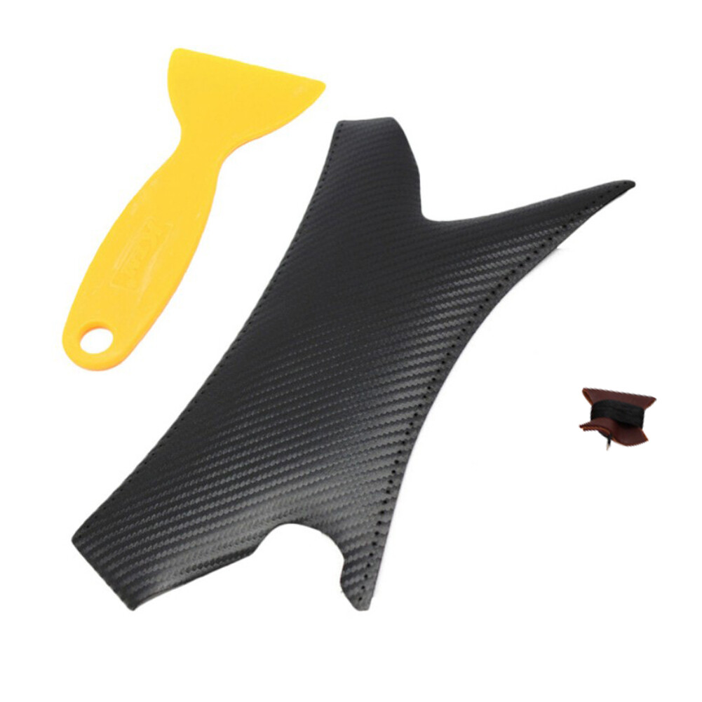 【Selling】Ar Interior Door Handle Hand Sewing Cover Micro Leather Door Panel Pull Handle Cover Frame for BMW 3 Series E90 e91 E93 05-12