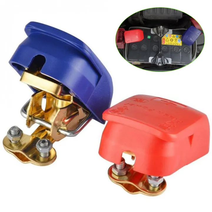 Car Battery Terminals Clamps Screw Connection Positive Negative Brass Cables Connectors Accessories Shopee Philippines