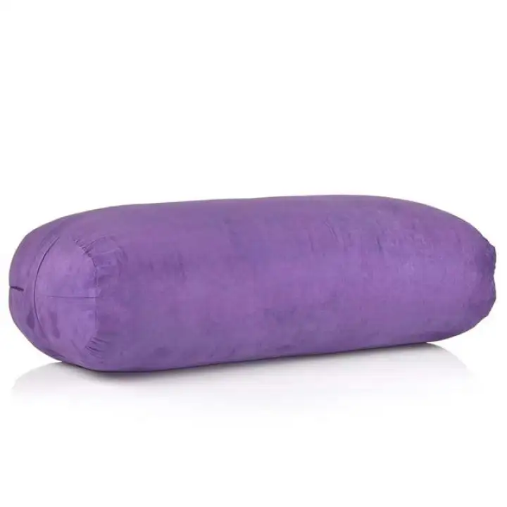 Jaycreer Yoga Bolster Rectangular Kapok Filling Washable Cover