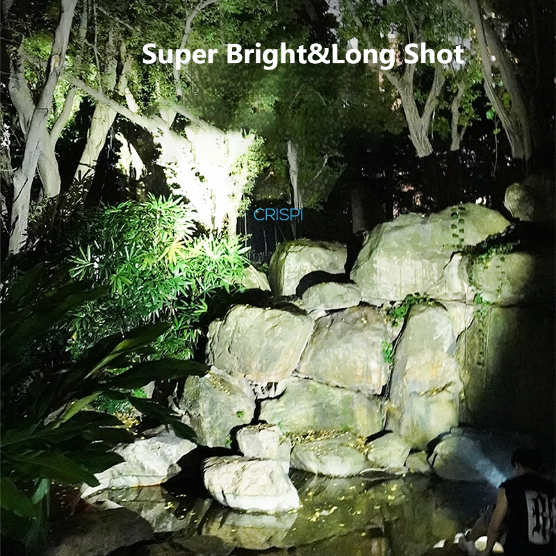 Smiling Shark Original flashlight SD7127Super bright Torch light Rechargable LED USB fast charge Walking Camping Fishing T90 High Lumen