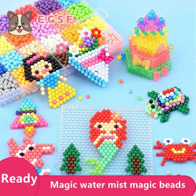 Diy handmade boy girl toy magic water mist magic beads water sticky beads spell bean bean magic beads