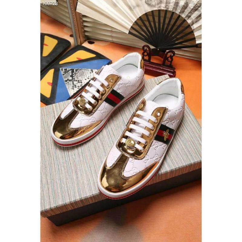 Asli Gucci Sol Sepatu Pria Fashion Nyaman Sepatu Kasual