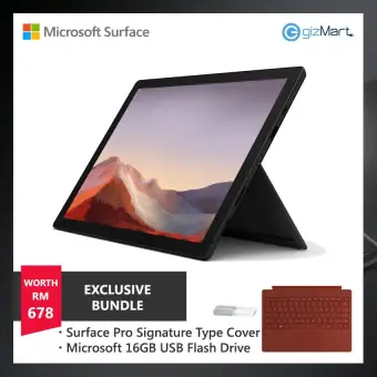 New Surface Pro 7 Black Surface Pro Signature Type Cover Poppy Red Lazada