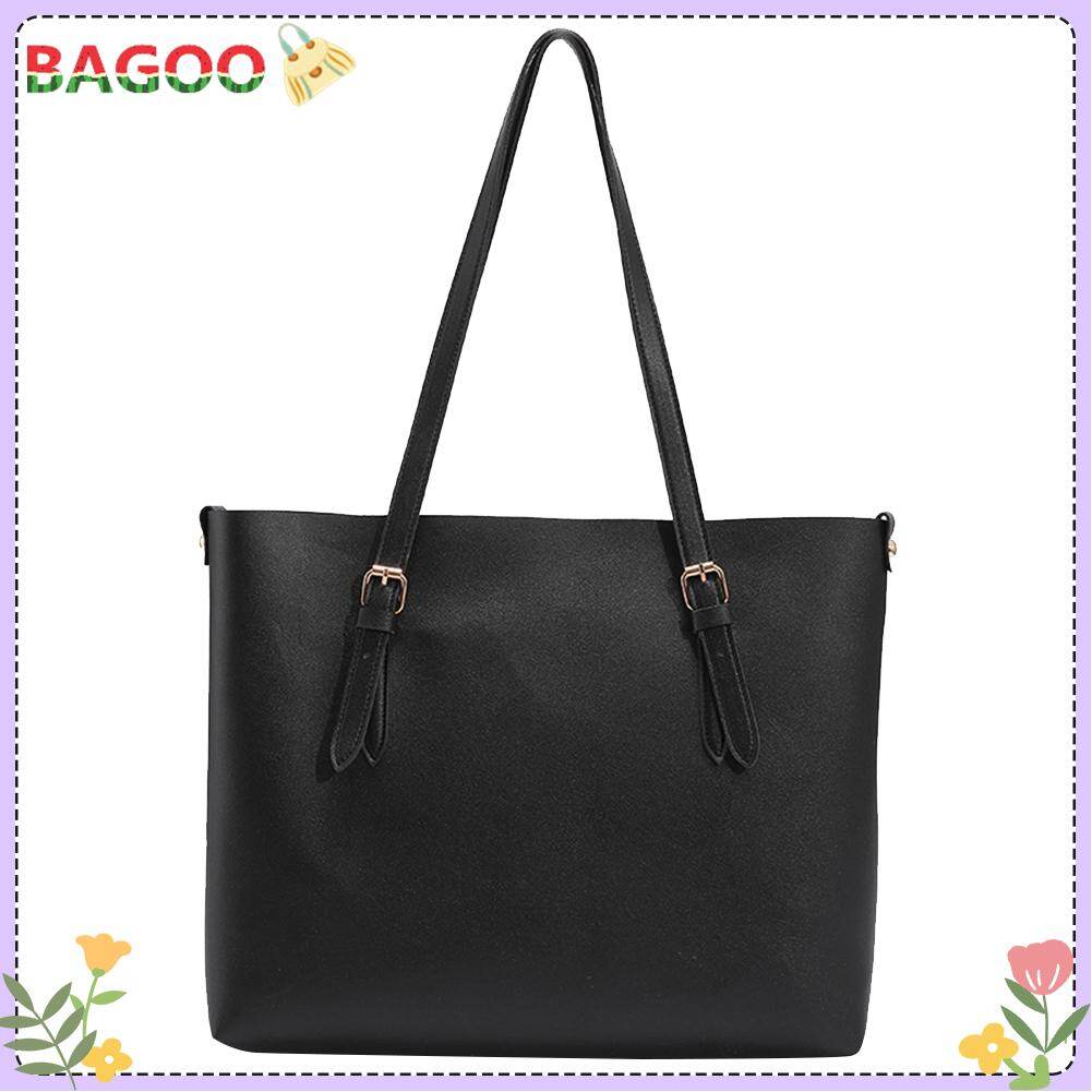 Elegant Women PU Leather Tote Bags Fashion Solid Color Shoulder Shopping Bag Casual Ladies Large Capacity Tote Handbags Big bag