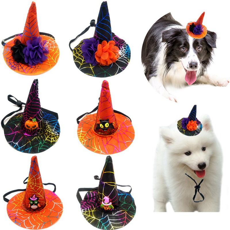 Bersram leilh Halloween Giáng sinh mũ thú cưng Mũ có thể điều chỉnh