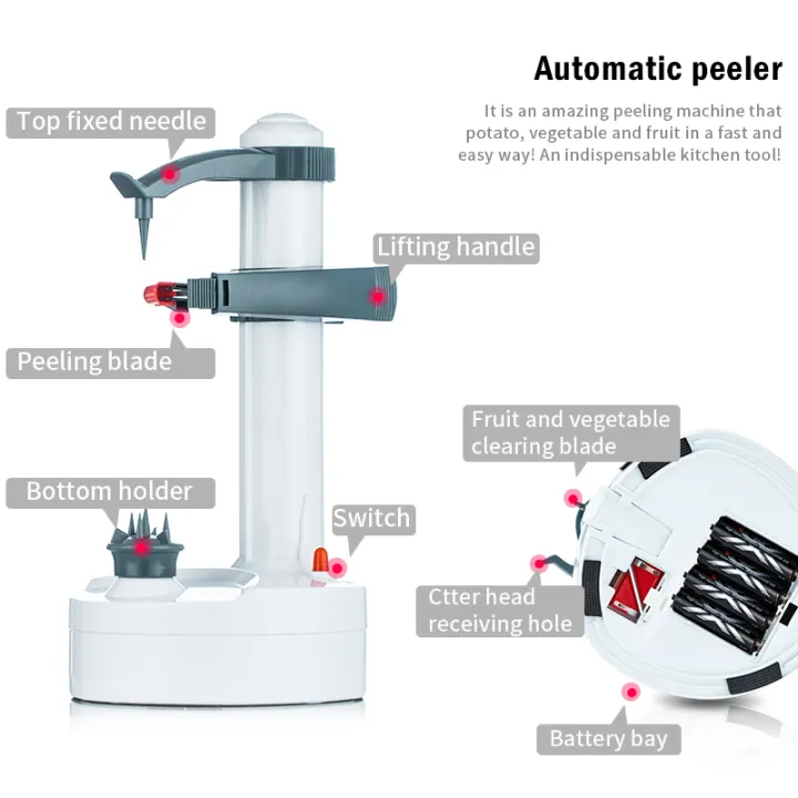 battery potato peeler