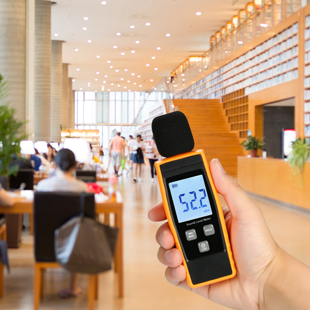 Smart Sensor Máy Đo Mức Âm Thanh Kỹ Thuật Số LCD Dụng Cụ Đo Âm Lượng Tiếng Ồn 30-130dBA Máy Kiểm Tra Giám Sát Decibel Với Chế Độ Tối Đa/Tối Thiểu/Giữ Dữ Liệu
