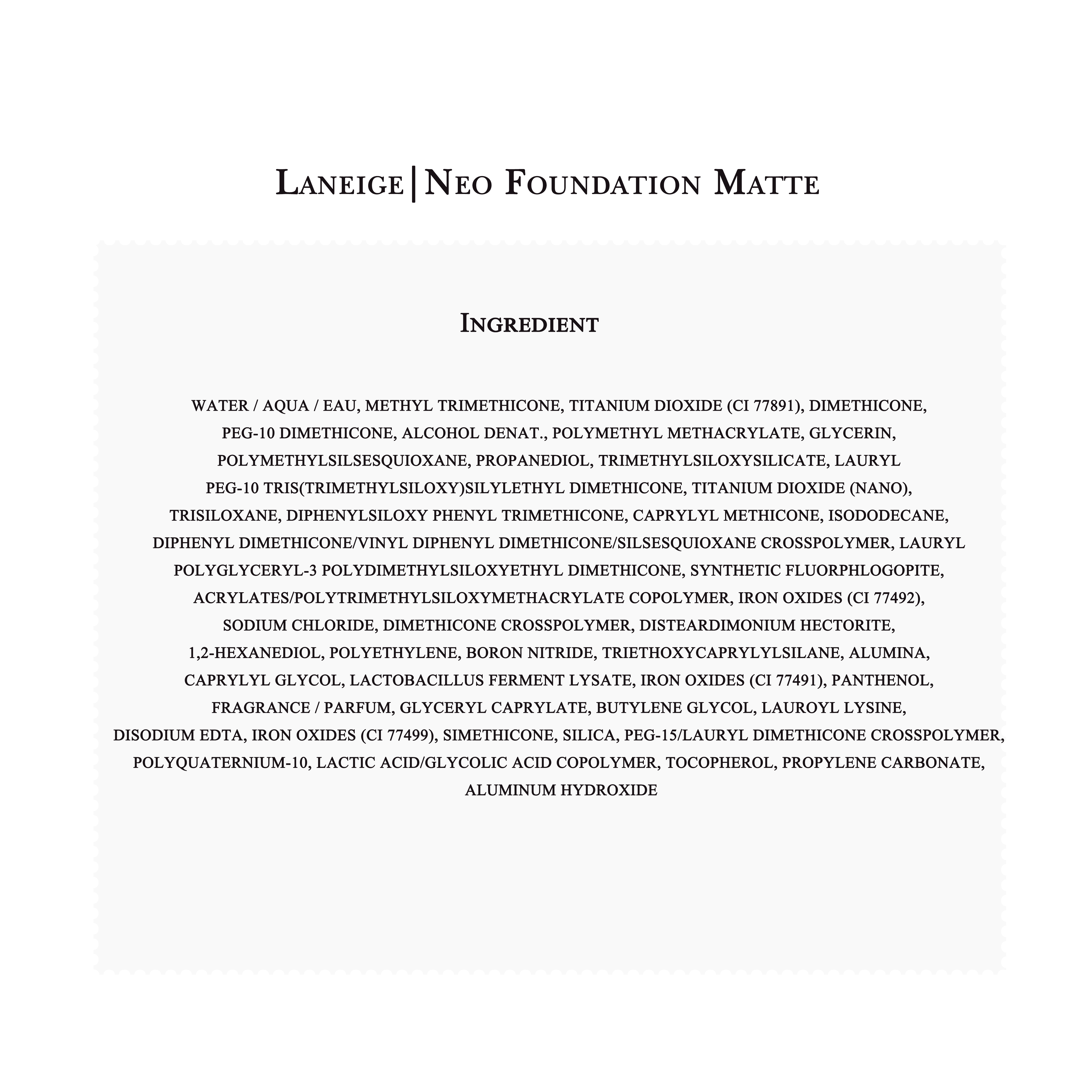 Laneige | Kem Nền Neo Matte SPF16 PA ++ (30G)
