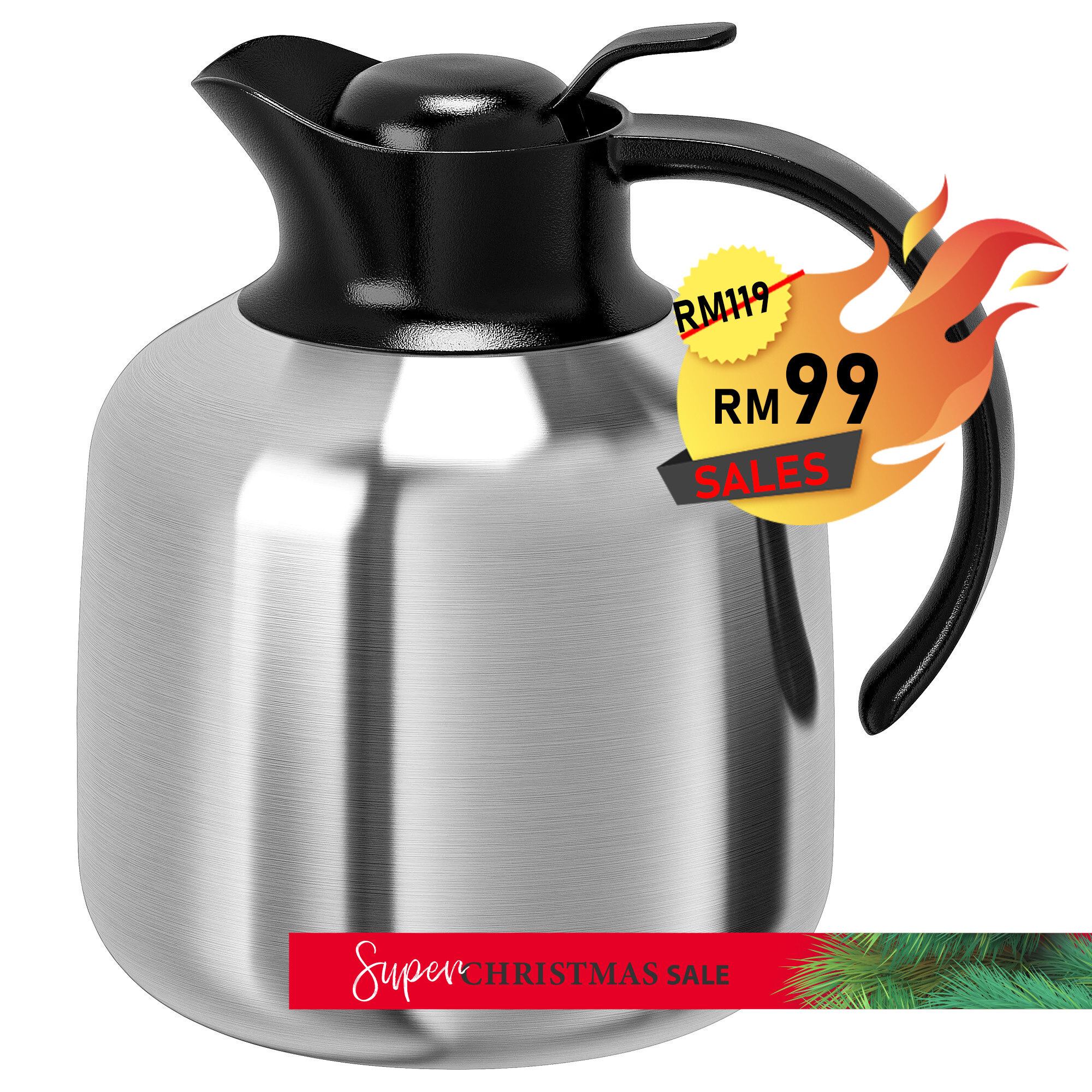 Thermal Flask Ikea SLUKA Vacuum Flask Stainless Steel Vacuum Flask  Christmas Present/ Christmas Gift/ Birthday Present/ Birthday Gift/ 