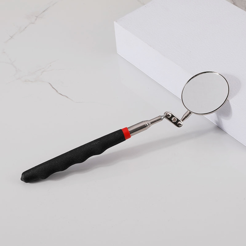 Telescoping Inspection Mirror Round Mirror Inspection Tool for Checking Vehicle Observing Eyelashes Mouth Small Parts