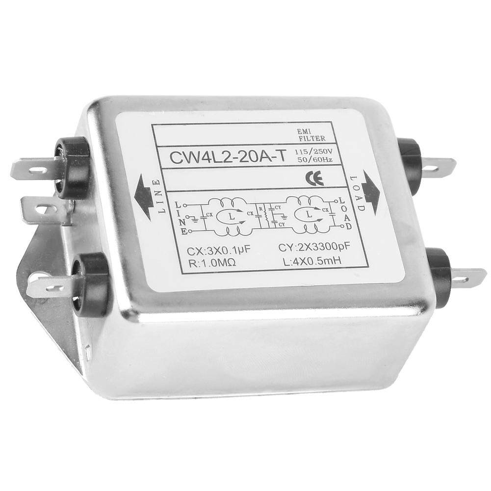 Universal 115V/250V Emi Filter Terminal Power Line Filter Power Wire Filter for Mechanical Equipment