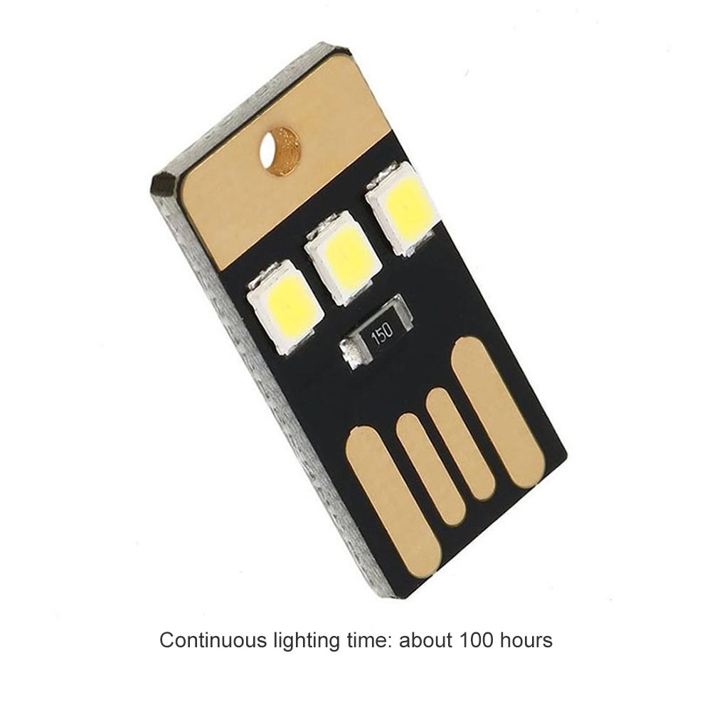 Đèn LED Mini Di Động Siêu Mỏng USB Đèn Cắm Trại Ngoài Trời Đèn Ngủ Ngoài Trời