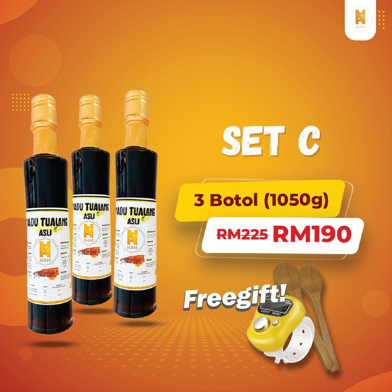 Madu Tualang Asli NAH Raw Pure Honey 100% Original Madu Asli 纯天然蜂蜜