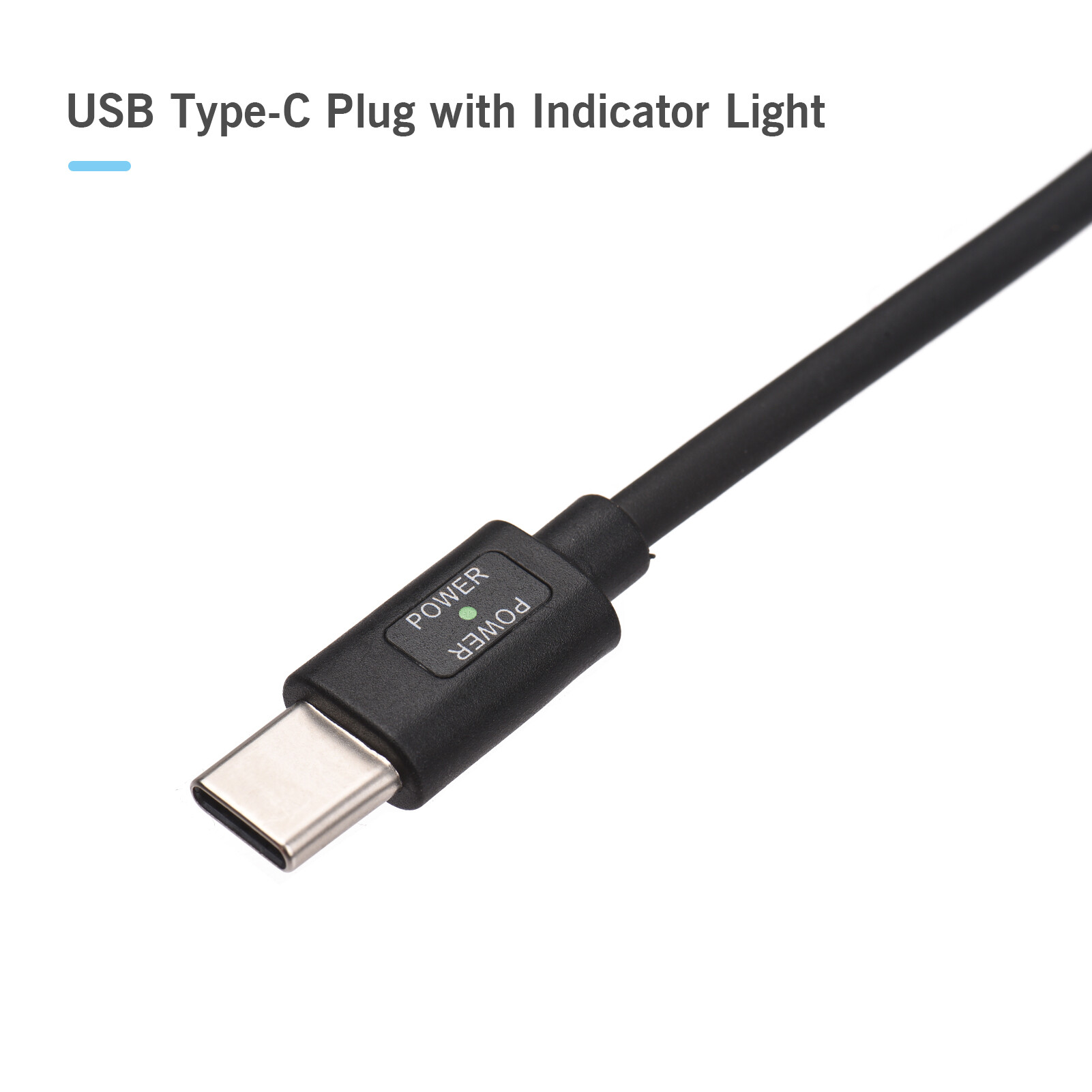 Andoer USB-C Cáp Điện Thay Thế, Dành Cho Máy Quay Phim Bỏ Túi Blackmagic Cáp Lò Xo BMPCC 4K/6K Sang USB Type-C