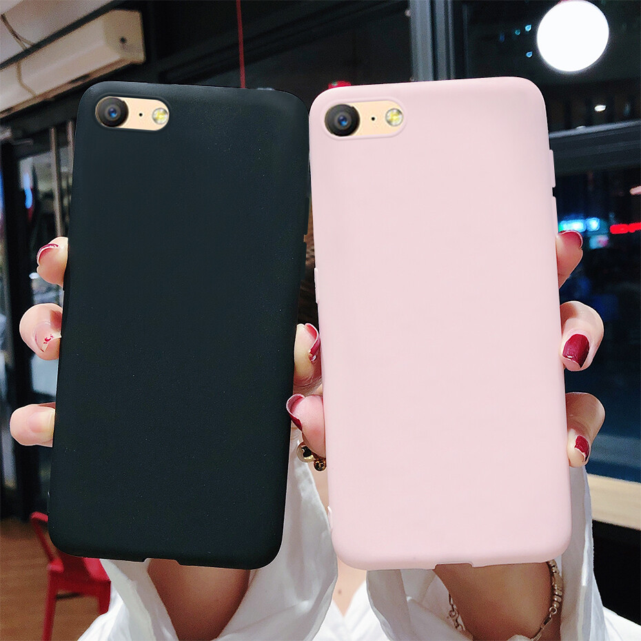 For OPPO A39 / A57 Case Soft Silicone Plain Matte Candy Jelly Color Back Cover Casing For OPPO A39 A57