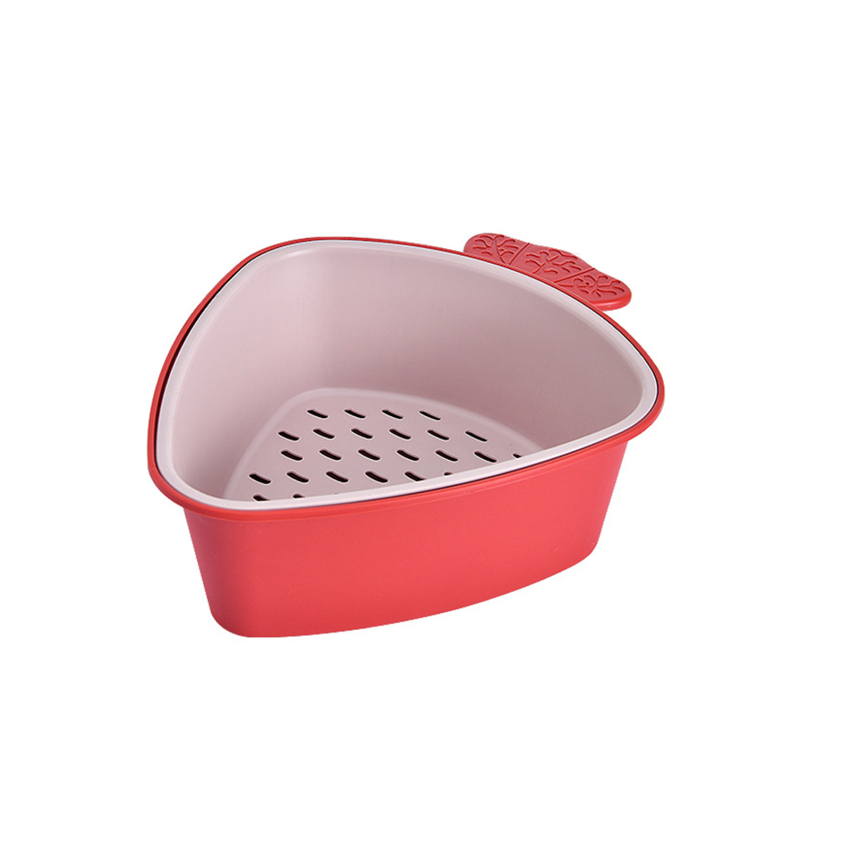 Rổ Thoát Nước Bồn Rửa Nhà Bếp Đa Năng Rổ Lọc Nước Hai Lớp Giỏ Phân Loại Đựng Đồ Nhà Bếp
