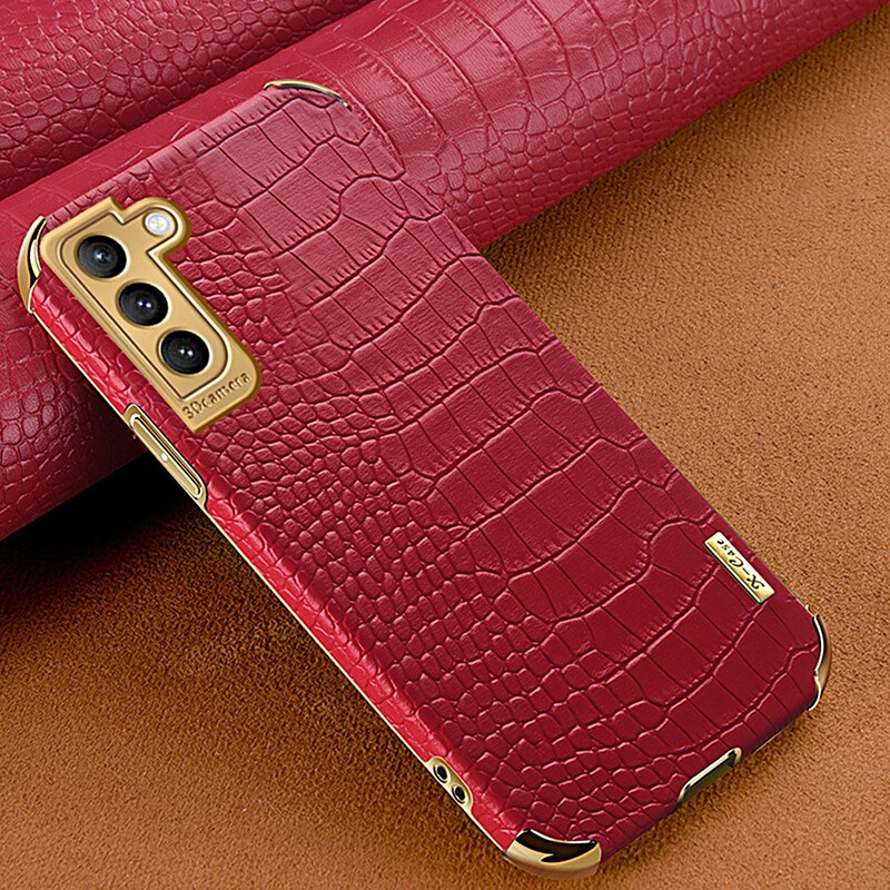 CrashStar Crocodile Leather Texture Plating Soft Phone Case For Samsung Galaxy S24 Ultra S23 + S22 S21 S20 FE Note 20 10 Plus A54 A53 A11 A12 A21 A21S A51 A71 A52 A72 A50 A70 A31 A32 Shockproof Phone Casing Cover Shell