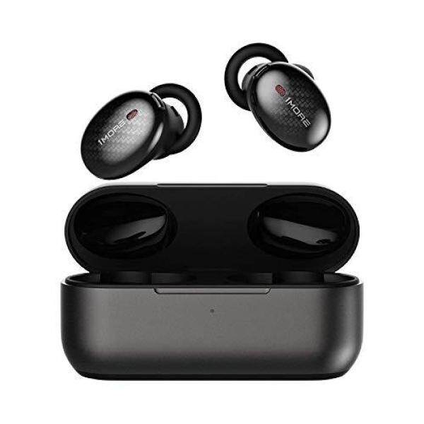 1MORE Fully Wireless Earphones ANC Noise Cancelling AAC/aptX Qi Wireless Charging Hi-Fi High Quality Sound Quality Hybrid Drivers Bluetoot 5.0 Touch Operation with Microphone iF Design Award Winner EHD9001TA (Black) Singapore