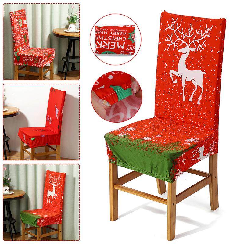Dining Chair Covers Washable Stretch Removable Slipcover Decor Wedding Christmas