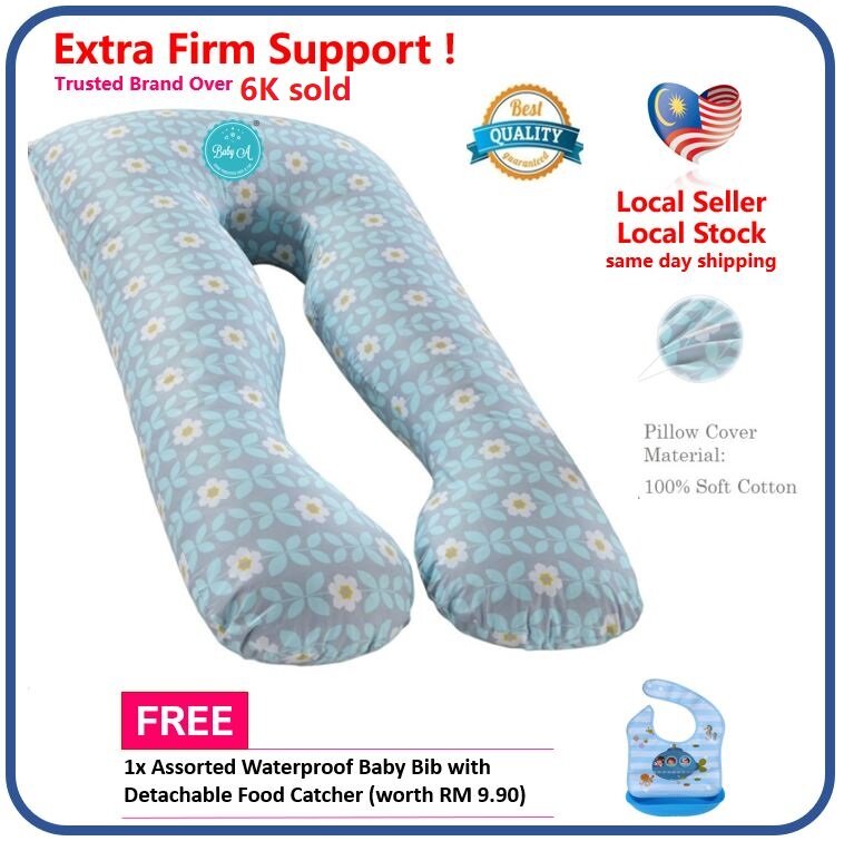 BABY A Extra Firm Premium U Shape Pregnancy and Nursing Pillow