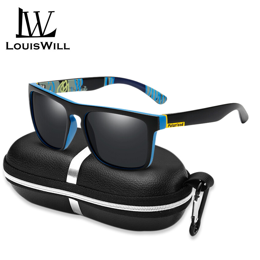 Louiswill Polarized Sunglasses Men Women Sunglasses Outdoor Sports Glasses UV400 Lightweight Clean Vision Sunglasses Cycling Riding Running Glasses for Men Women