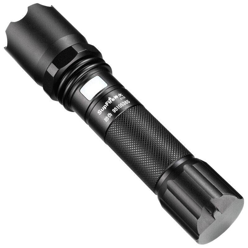 SUPERFIRE Flashlight A10 LED Flashlight Waterproof Portable Torchlight Rechargeable Super Bright Searchlight Outdoor