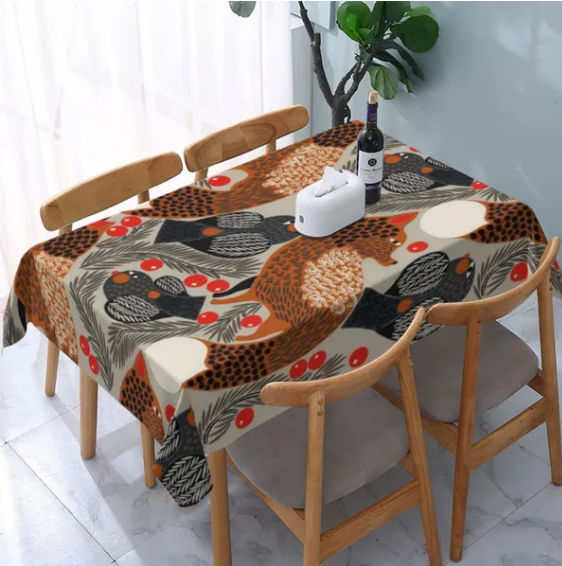 Marimekko Series #11 pattern table cloth fashion printing home decoration bar coffee shop